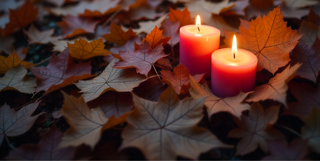 bougie, automne